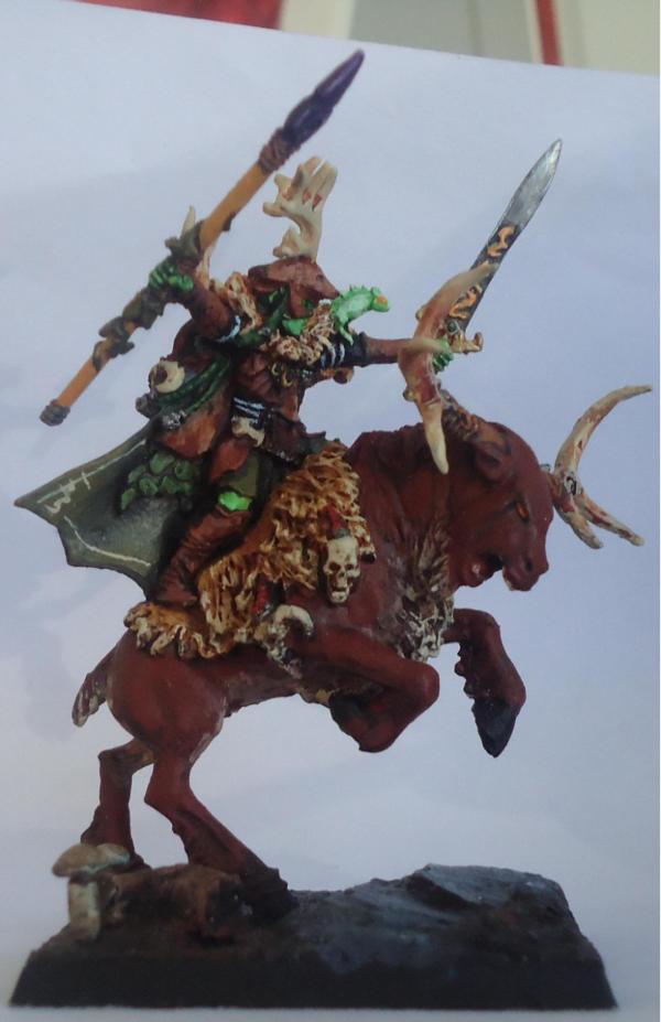 Mediocre Painting Presents Wood Elf Noble on Stag Forum DakkaDakka